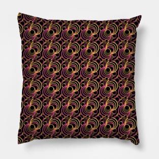 CIRCLES IN CIRCLES PATTERN Pillow