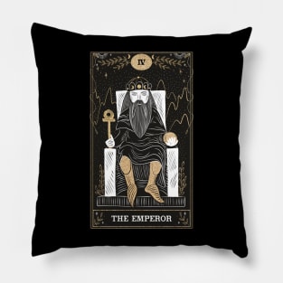 The Emperor Tarot Card Pillow