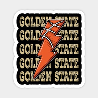 Funny Sports Golden State Proud Name Basketball Classic Magnet