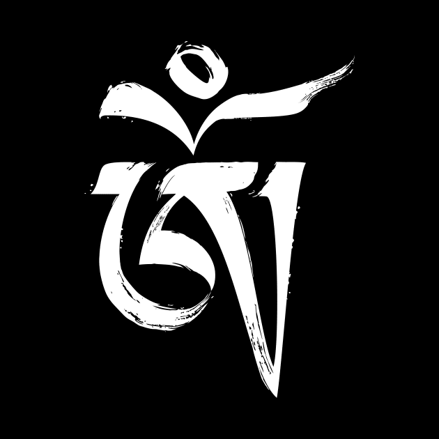 Tibetan Om Symbol by marieltoigo