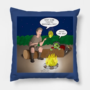 Zombie Scout Fire Issue Pillow