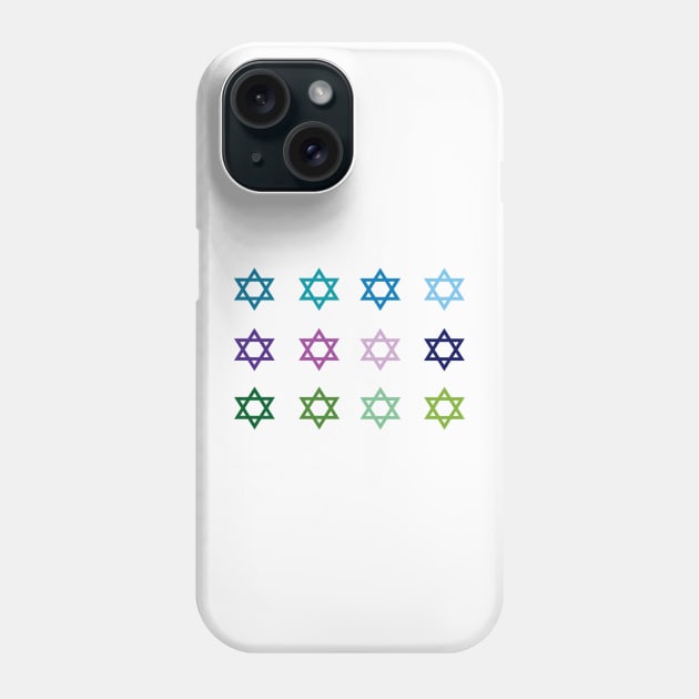 Jewish Stars Phone Case by ampp