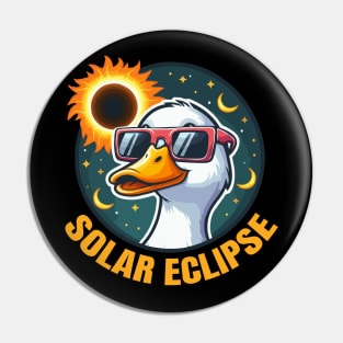 Solar Eclipse Duck With Sunglasses Pin