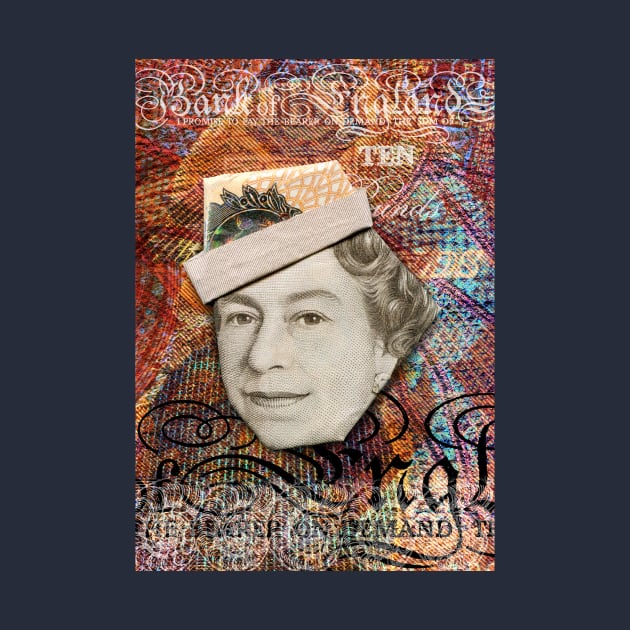 Queen Elizabeth  / Money Origami by yosuke