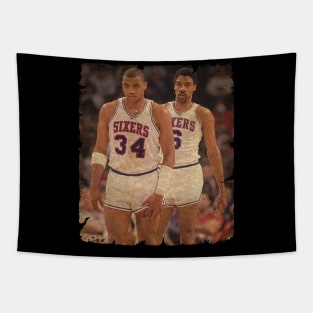 Charles Barkley and Julius Erving Tapestry