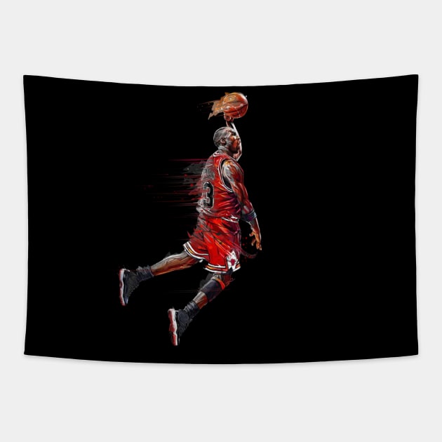 Jordan The Last Dance Tapestry by Ekim.B