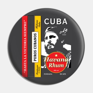 Cuba Castro Havana Habana Cigars Puros Travel Pin