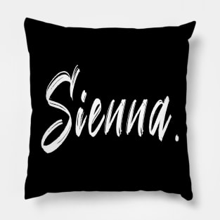 name girl sienna Pillow