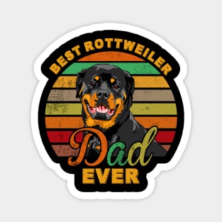 Best Rottweiler Dad Ever Magnet