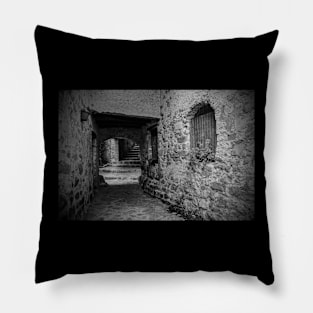 Alley in Poffabro, North East Italy Pillow