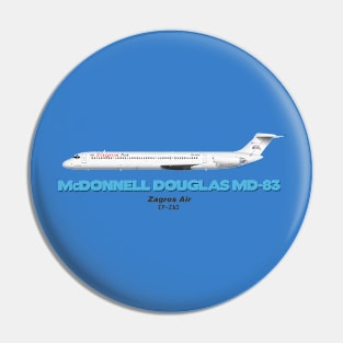 McDonnell Douglas MD-83 - Zagros Air Pin