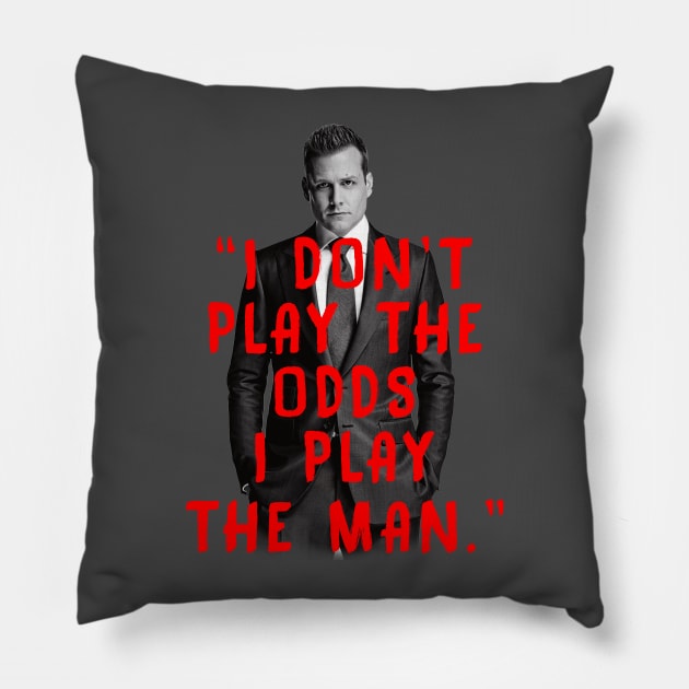 Suits (Harvey Specter Quote) Pillow by HuntPopp2