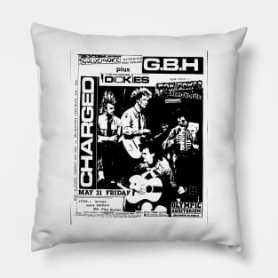 G.B.H. / The Dickies Punk Flyer Pillow