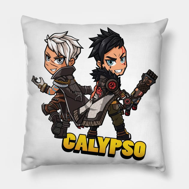 Calypso Twins Borderlands 3 Pillow by Xar623