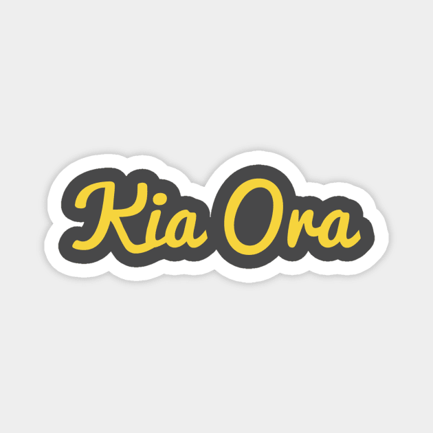 Kia Ora Magnet by mrgacuya