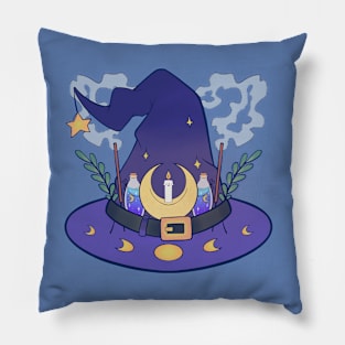 Magical Moon Witch Hat Pillow