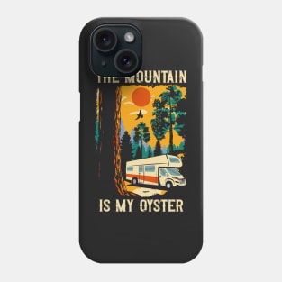 Funny quote camping rv motorhome saying trailer camping Phone Case