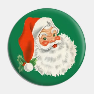 Vintage Retro Santa Pin