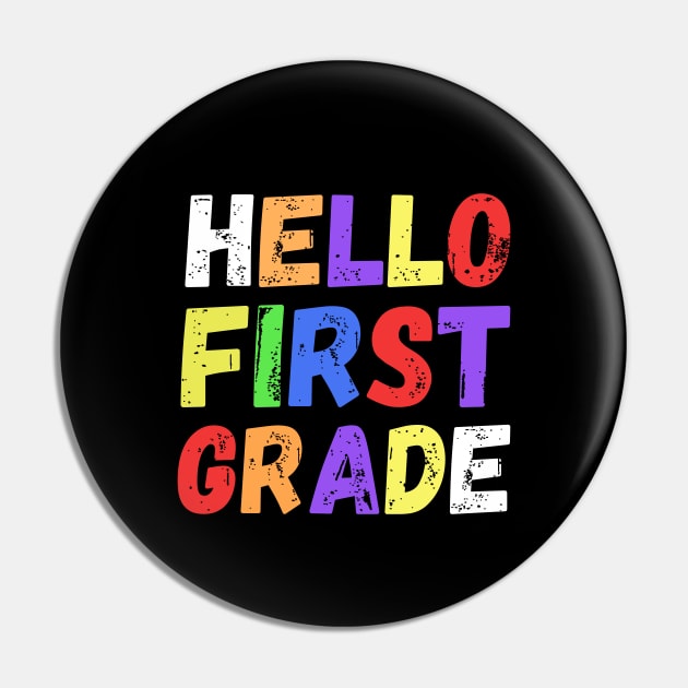 Team 1st Grade - Back to School Pin by MEDtee