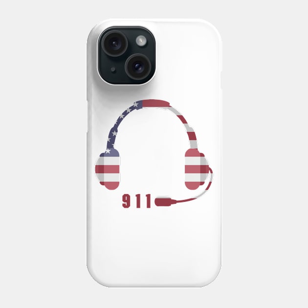 911 Dispatcher Phone Case by copacoba