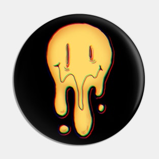 smiley drip Pin