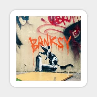 Banksy Rat Graffiti Tag Magnet