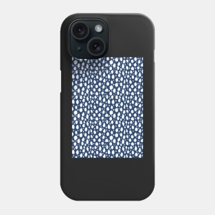 Blue and White Spot Dalmatian Pattern Phone Case