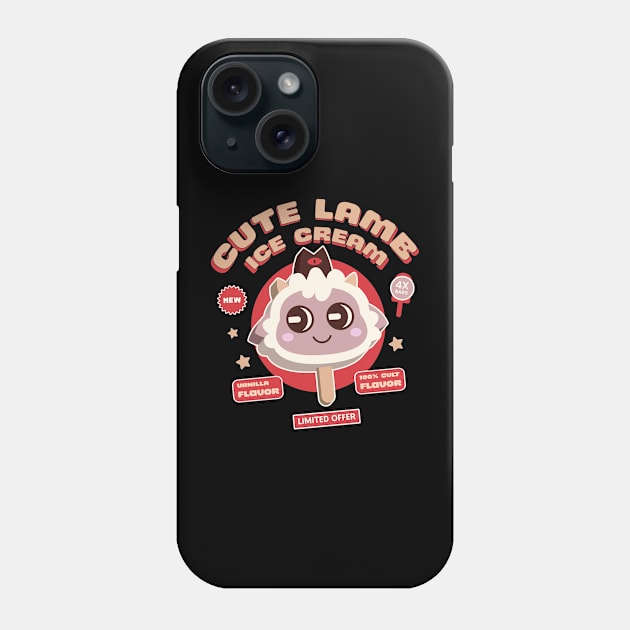 Lamb Ice Cream Phone Case by Lagelantee