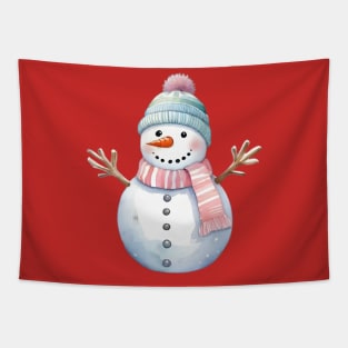 snowman christmas Tapestry