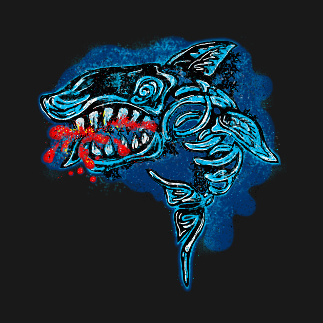 Disover Shark Skull - Shark - T-Shirt