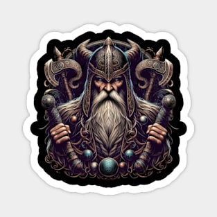 Embrace the Allfather: Unleash the Power of Odin with Our Exclusive T-Shirt Magnet