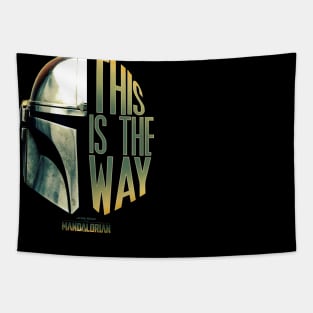 The way is Helmet Tapestry