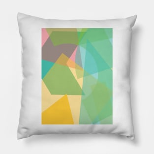 Geometric Jumble Pillow