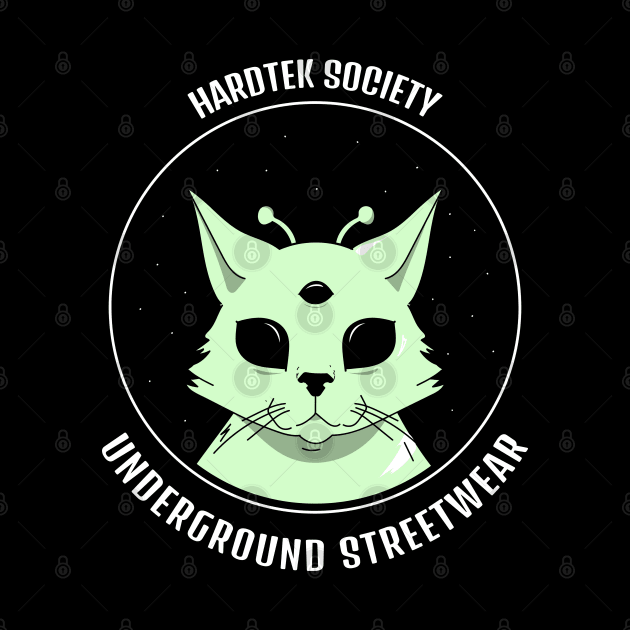 HARDTEK Society Cat by T-Shirt Dealer