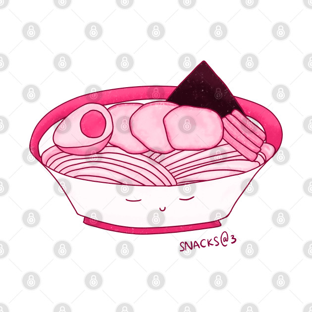 Ramen in PINK by Snacks At 3