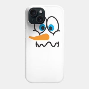 snowman face Phone Case