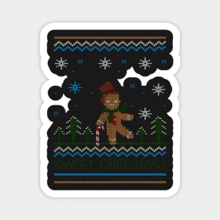 Dancing gingerbread man Magnet