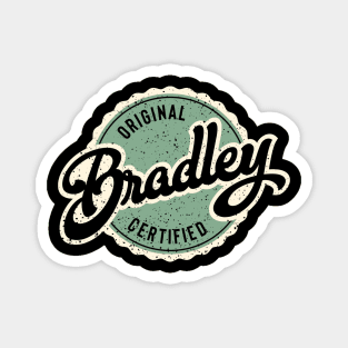 Original Bradley Certified - Vintage Badge Style Magnet