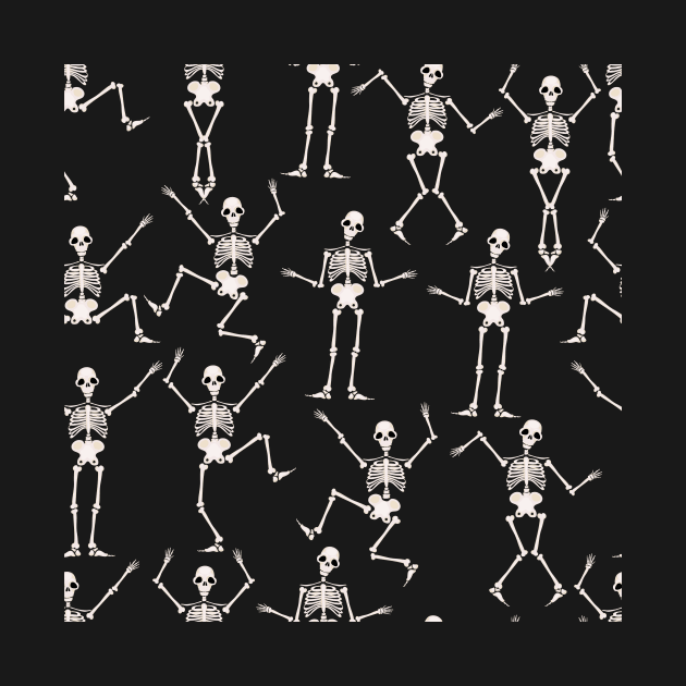 funny skeleton 1 seamless pattern by star trek fanart and more