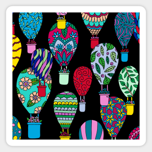 Hot Air Balloon Stickers | TeePublic
