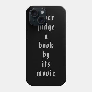 Never Judge a Book by its Movie Phone Case