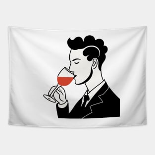 Wine Drinker Tapestry