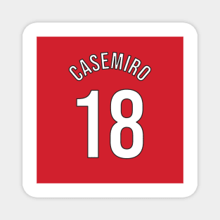 Casemiro 18 Home Kit - 22/23 Season Magnet