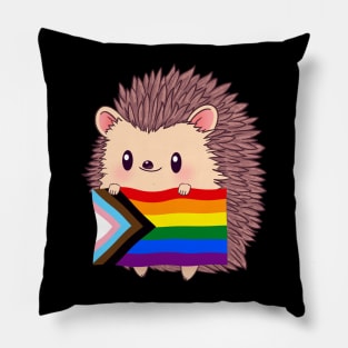 Hedgehog Progress Pride Pillow