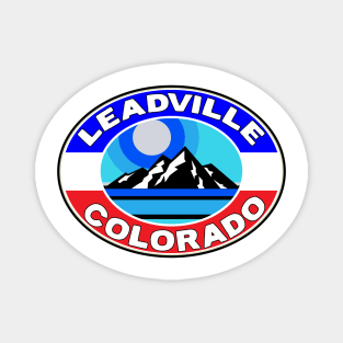 Ski Leadville Colorado Skiing Mountains CO Magnet