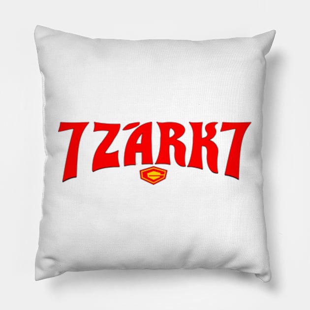 7 Zark 7 - Savior of the Universe! Pillow by RetroZest