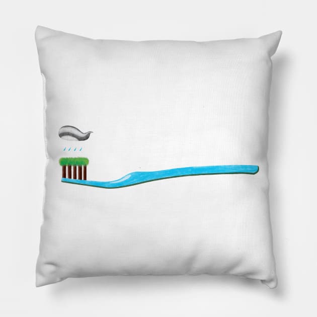 Toothbrush Pillow by gunberk