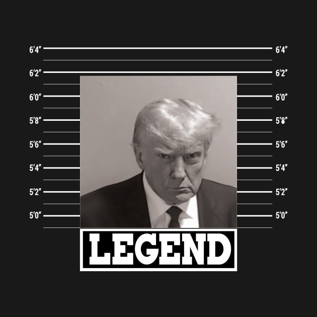 Trump Mugshot President Legend by Imou designs