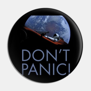 Don't Panic Starman Pin