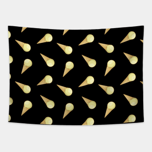 One Ball Ice Cream Cone Pattern Tapestry